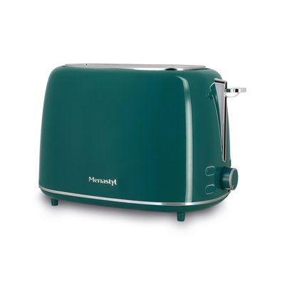 Grille pain 2 tranches en acier inoxydable, RETRO MENASTYL
