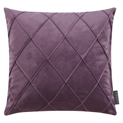 Housses de coussin velours relief pli cousu-Lot de 2 NOBLESS MAGMA HEIMTEX