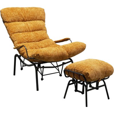 Fauteuil et repose-pieds, VIENNA SWING KARE DESIGN
