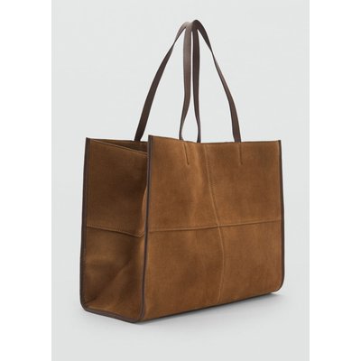 Sac cabas cuir coutures MANGO