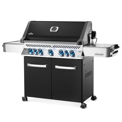 Barbecue à gaz  Prestige 665 Noir + Sizzle Zone NAPOLEON