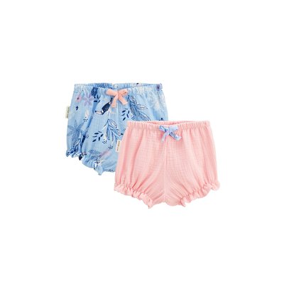 Lot de 2 bloomers bébé en gaze de coton BELLA CHICA PETIT BEGUIN