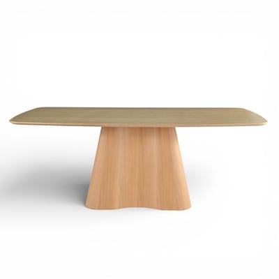 Table repas placage chêne 200 cm ZAGO