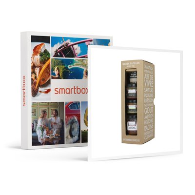 Coffret gourmand de foie gras et terrines fabriqués en Aveyron- SMARTBOX - Coffret Cadeau Gastronomie SMARTBOX