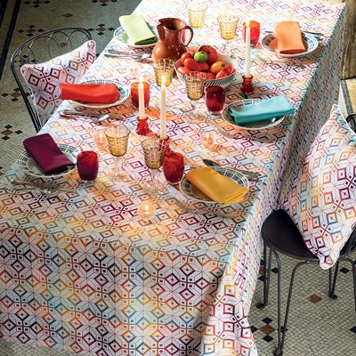 Nappe pur coton MILLE PAVES GARNIER-THIEBAUT