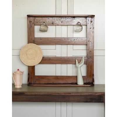 Ancienne étagère à casseroles en bois Gaëlle N°1572 - Bon état DEBONGOUT