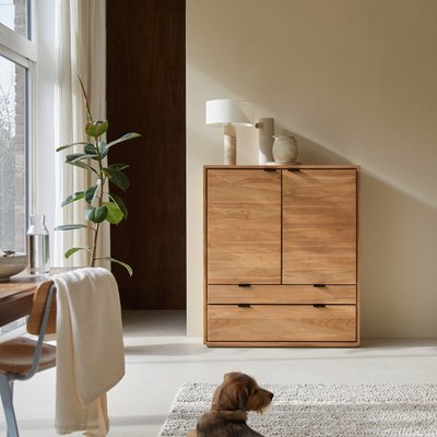 Armoire de rangement en teck massif SENSON TIKAMOON