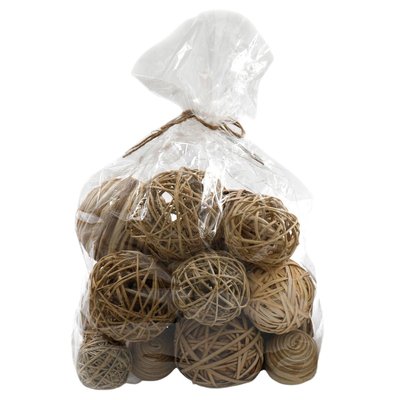 Sachet de boules séchées Natural 26 x 30 cm JARDINDECO