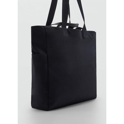 Sac cabas en coton à poches MANGO MAN