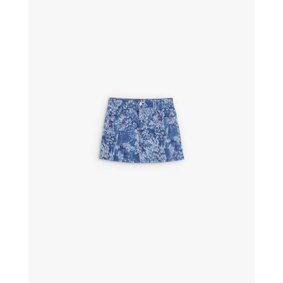 Jupe en denim mini imprimÉe SCALPERS