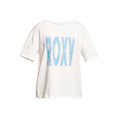 T-Shirt, manches courtes, col rond, Rayures, marinière. ROXY
