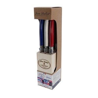 Bloc de 6 couteaux Laguiole JEAN DUBOST