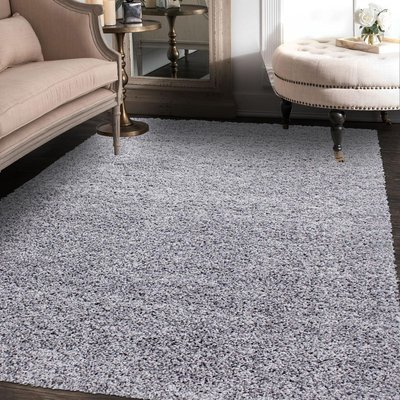 Tapis poils longs shaggy tissé motif uni UNI L UN AMOUR DE TAPIS