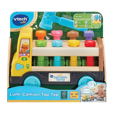Lumi camion tap tap (jouet avec partie bois certifie fsc) VTECH