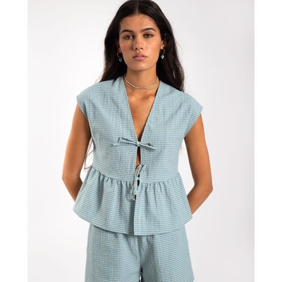 Blouse à nœuds avec imprimé vichy SUNNY HUNNY THE-ARE