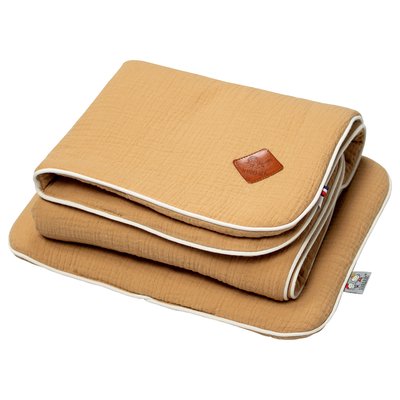Ensemble couverture et coussin pour berceau ou couffin JEANNE SEVIRA KIDS