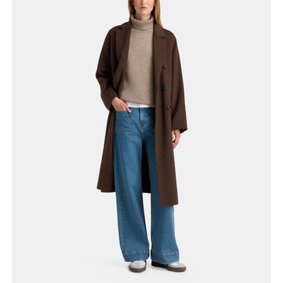 Manteau long tanguy laine double face GALERIES LAFAYETTE