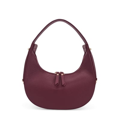 Sac demi-lune en cuir grainé SILOE OH MY BAG