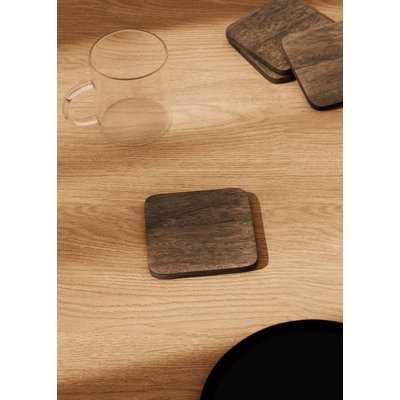 Dessous de verre bois carrés MANGO HOME