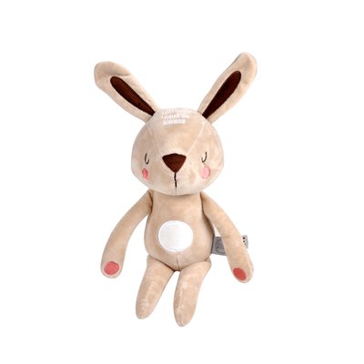 Peluche doudou Alain le lapin DOUCEUR D'INTÉRIEUR