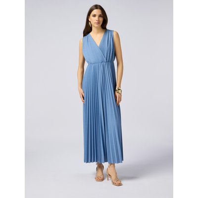 Robe réalisée en tissu fil textile avec un plissé intégral OLTRE