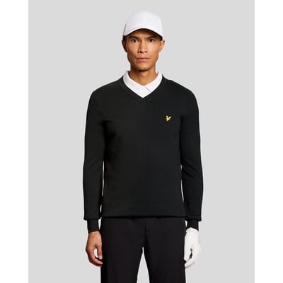 Pull en mélange de coton col V LYLE & SCOTT