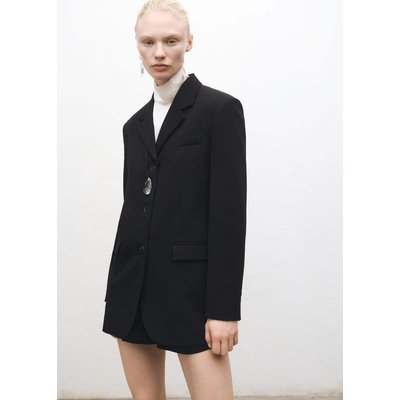 Blazer costume droit à boutons MANGO