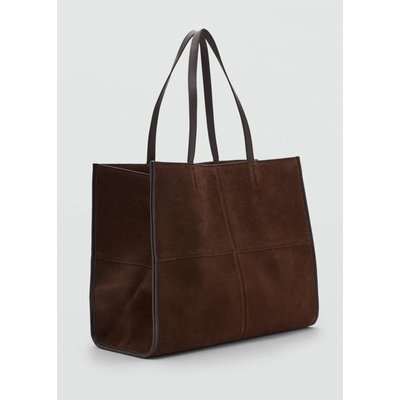 Sac cabas cuir coutures MANGO