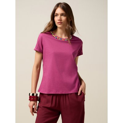 T-shirt réalisé en jersey 100% coton OLTRE