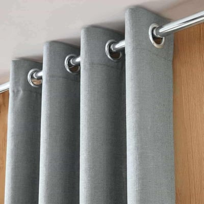 Rideau obscurcissant et thermique effet lin 140x240cm ORNAMI