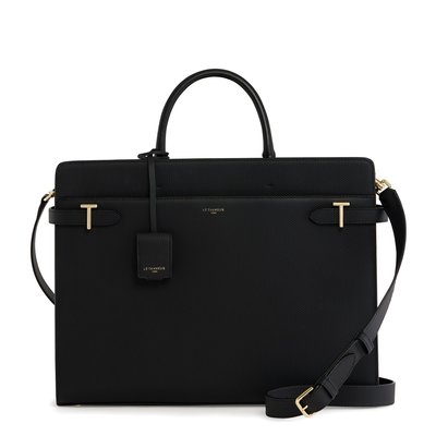 Porte document 15" en cuir signature T EMILIE LE TANNEUR
