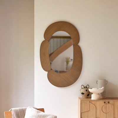 Miroir ovale en mindi clair 75x115 cm EDA TIKAMOON