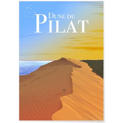 Affiche Dune du Pilat L'AFFICHERIE