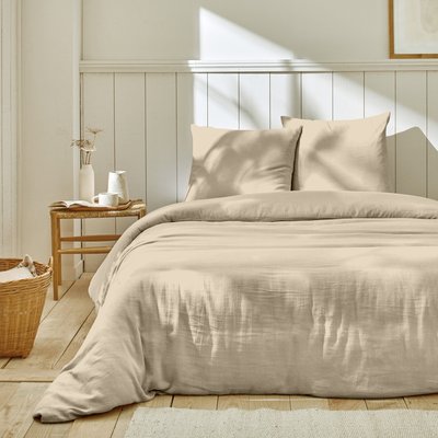 Parure housse de couette en gaze de coton C DESIGN HOME TEXTILE