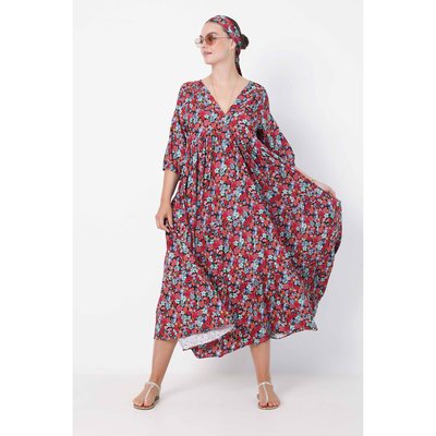 Robe de style bohème en viscose imprimée JEAN-MARC PHILIPPE