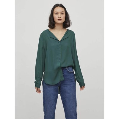 Blouse col v, manches longues VILA