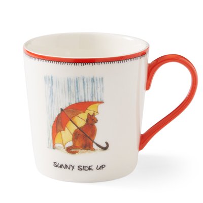 Doodles Sunny Side Up Mug KIT KEMP FOR SPODE