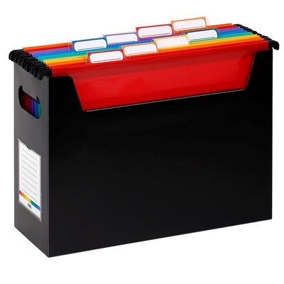 Boite avec 8 dossiers suspendus et adaptables aux tiroirs RAINBOW CLASS VIQUEL