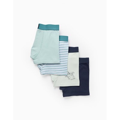 Pack 4 Boxers Unis/Imprimés ZIPPY
