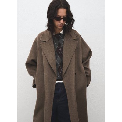Manteau laine fait main oversize MANGO