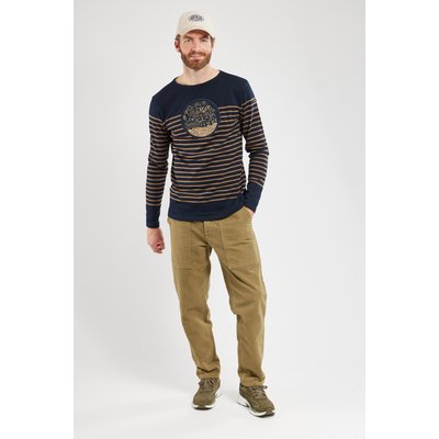 Marinière patch brodé en coton épais ARMOR-LUX