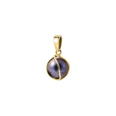 Pendentif en or 375 et hématite CLEOR