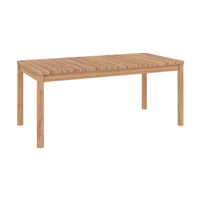 Table de jardin extensible 8-12 personnes en teck 180/245 cm - KORA RENDEZ-VOUS DÉCO