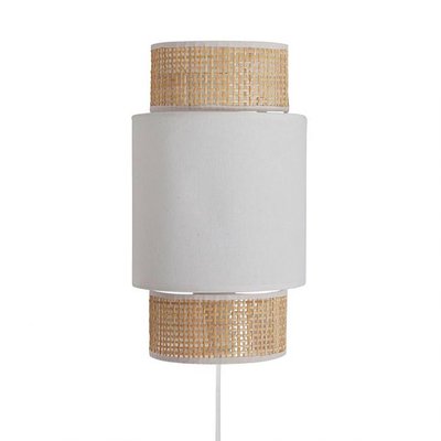Applique Incurvée Rotin Tissu DECORATIE