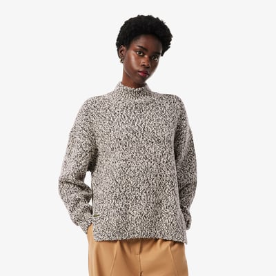 Pull à col roulé en laine mélangée  LACOSTE
