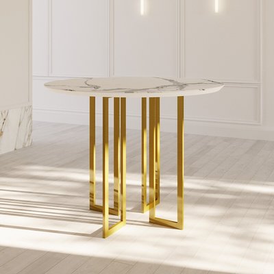Стол обеденный круглый из IDM плиты на 4 персоны SO'HOME