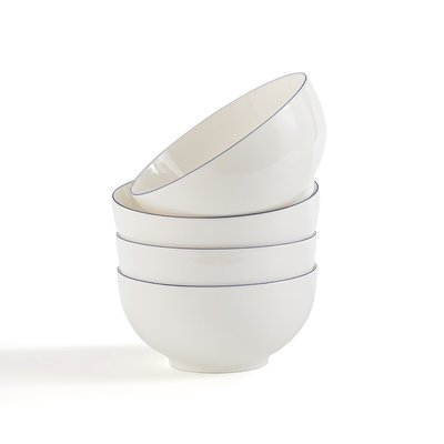 Lot de 4 bols porcelaine, Malo LA REDOUTE INTERIEURS