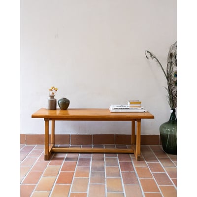 Table basse bois Léonie N°1114 - Bon état DEBONGOUT