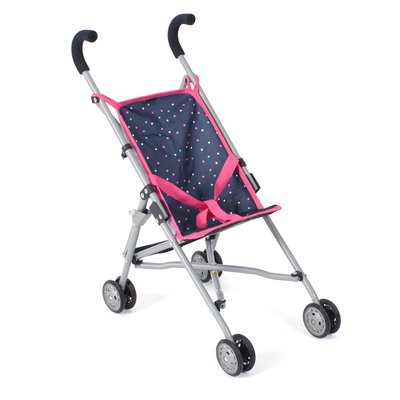 Mini-Buggy ROMA Rose bleu marine avec pois BAYER CHIC 2000
