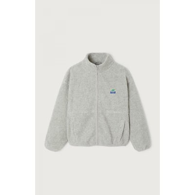Veste manches longues zippée col montant, HOKTOWN AMERICAN VINTAGE